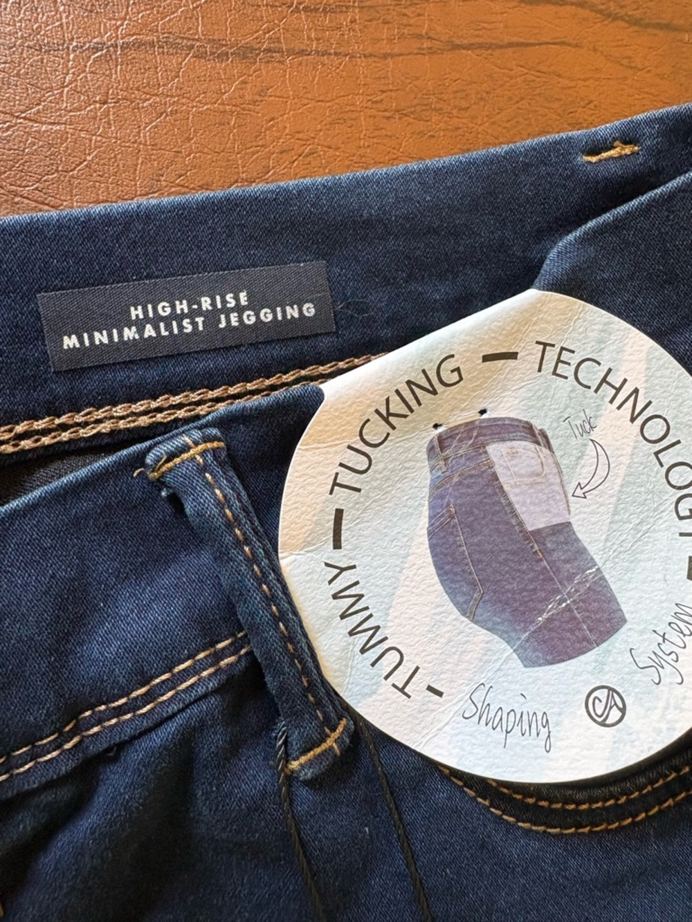 High-Rise Curve Appeal size 12/31 Women's Jeans — Deep Indigo Blue - Picture 3 of 5